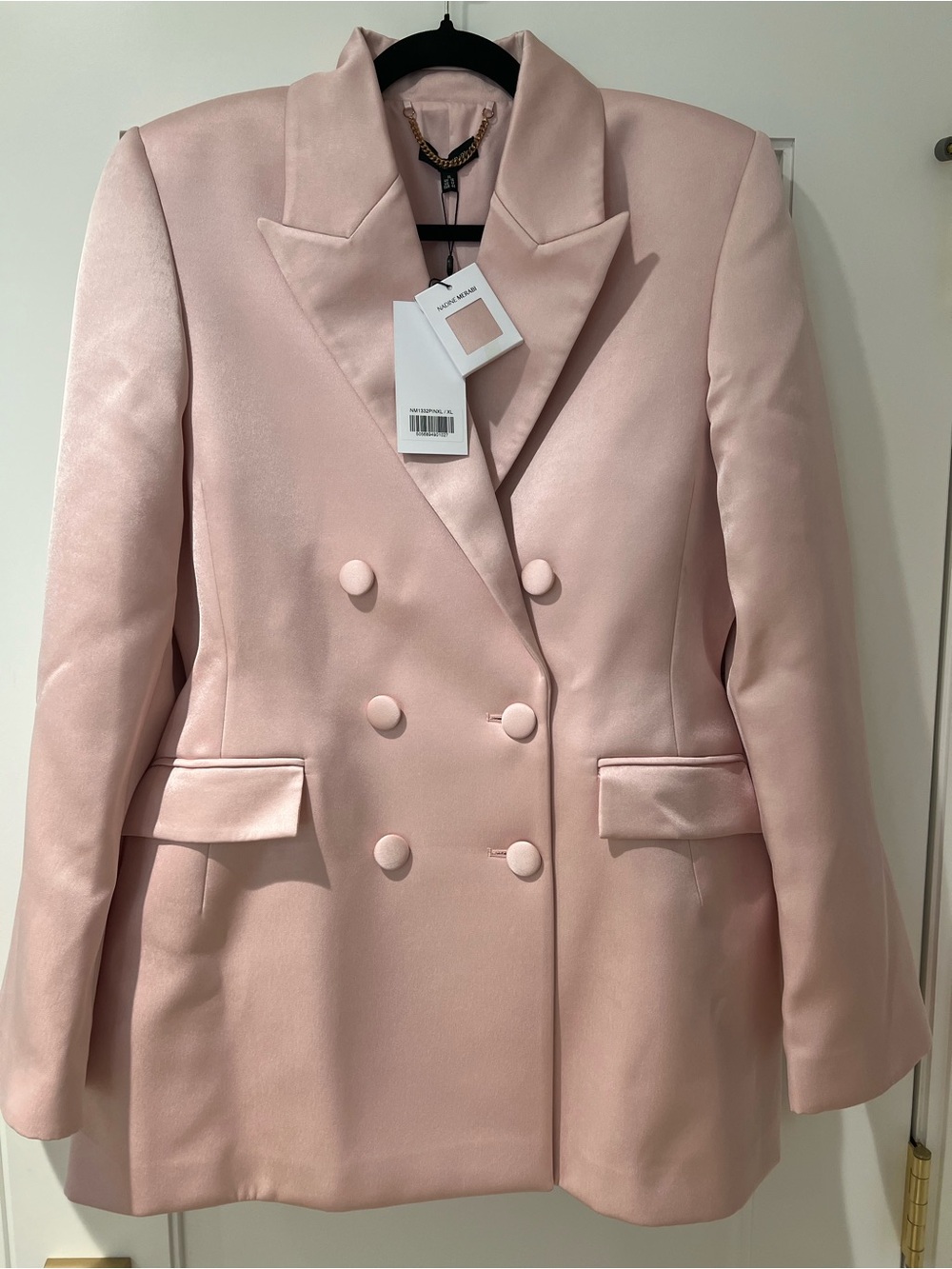 REDUCED LAST CALL NWT  Pink Double-Breasted Blazer Dress
BOX NOT INCLUDED - Picture 3 of 6